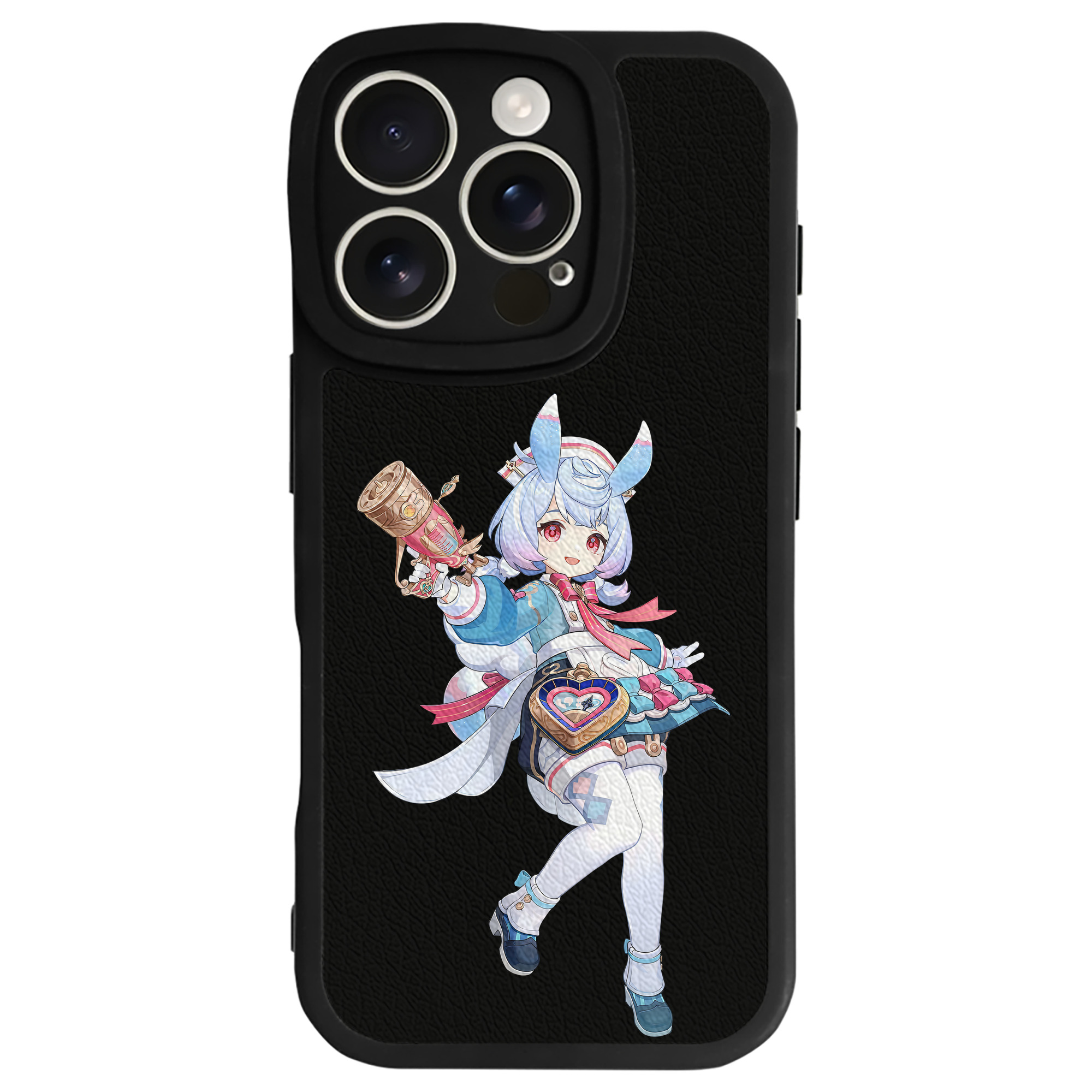 げんし神 シゲウィン genshin Shigewin 【iPhone 16シリーズ対応】シリコンスマホケース（レザー調） 材質：シリコン